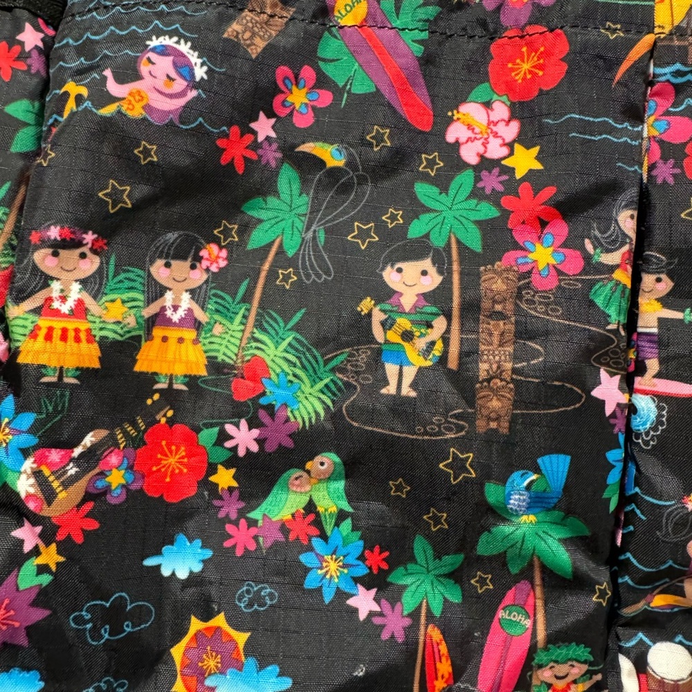 Le Sport Sac x Disney “It’s a Small World” RARE Weekender Bag - Picture 3 of 7